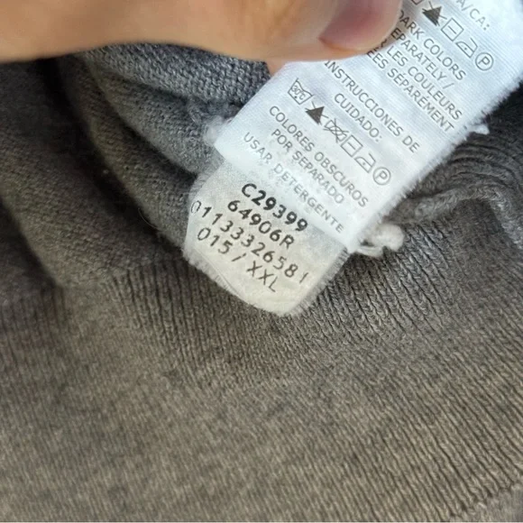 Chaps Cotton Cashmere Cardigan Sweater - Picture 5 of 10